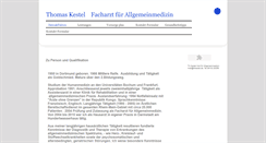 Desktop Screenshot of praxis-kestel.de