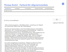 Tablet Screenshot of praxis-kestel.de